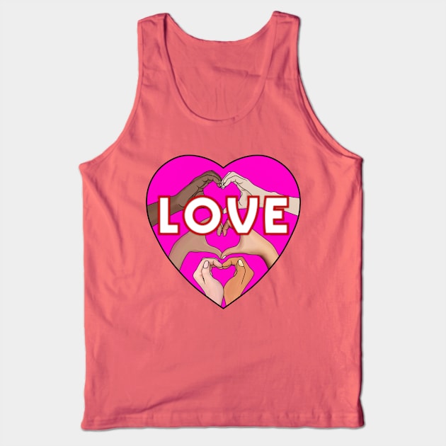 Culture of love V3 Tank Top by FrogJam on toast